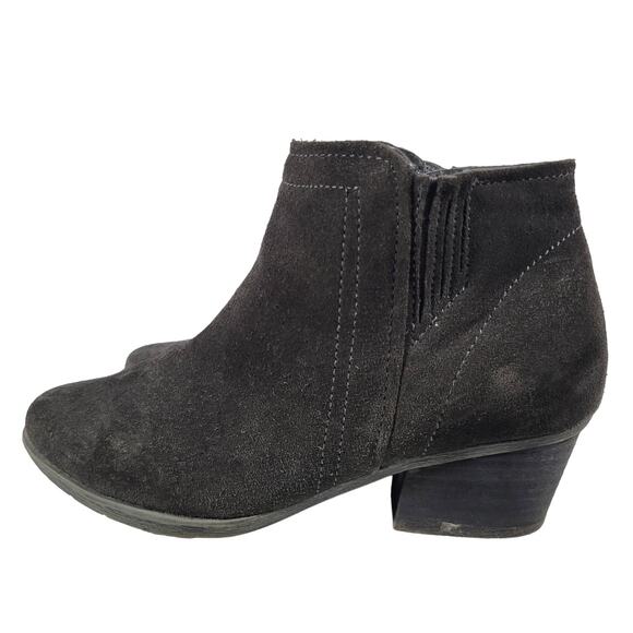 Blondo Valli Waterproof Black‎ Suede Booties 7M - Picture 1 of 15